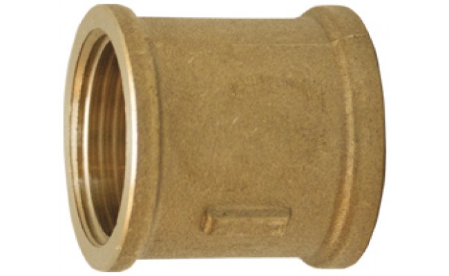 União de  Latão Simples fêmea/fêmea 2" | Ref. 0619.0008