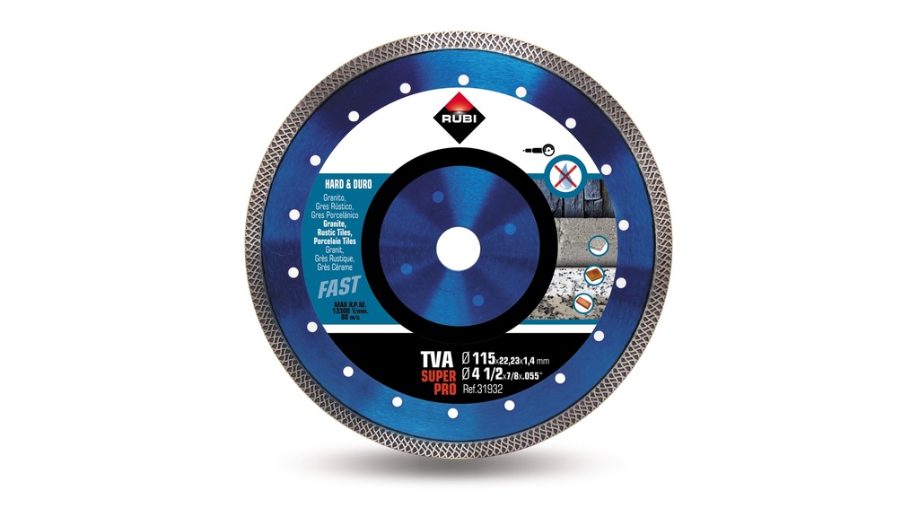Disco diamantado TVA Viper 115 SuperPro | Ref. 31932