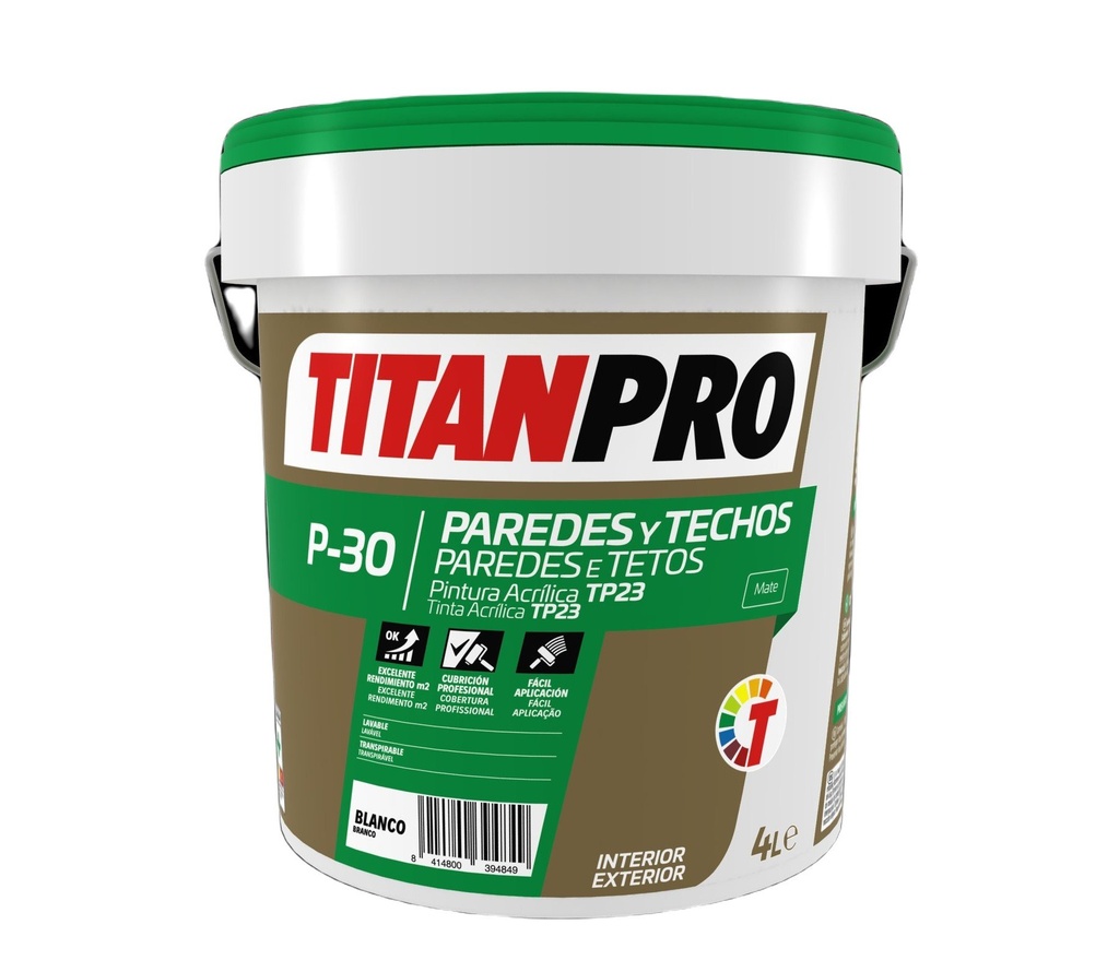 Base P30 interior neutra 4 litros | Ref. N30C20004