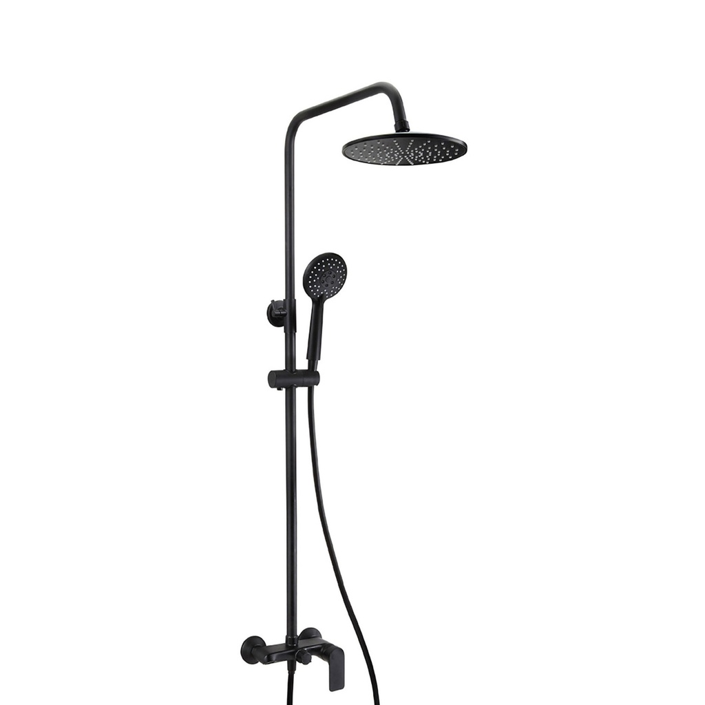  Rampa de chuveiro Simples Telescópica Preta |AD12040110 – Mebra