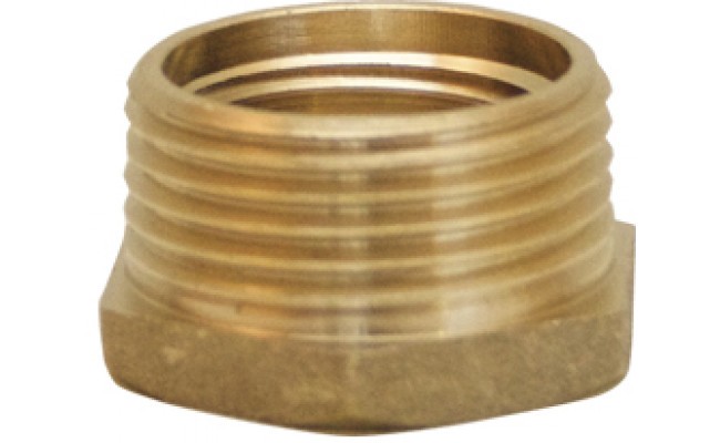 Porca de  Redução em  latão 1x1/2"| Ref.  0616.0023