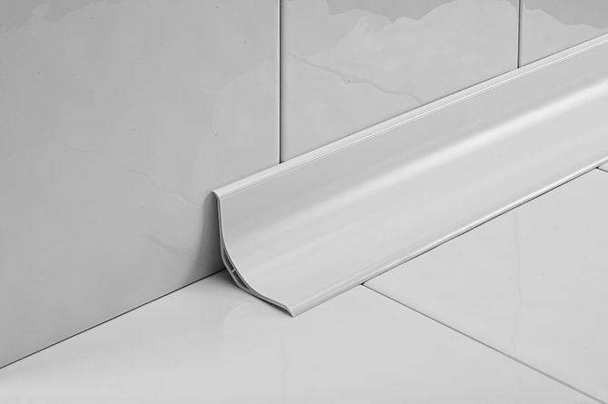 Perfil em PVC Branco (Cerfix) 2700 mm  | Ref.  95550 BL/20