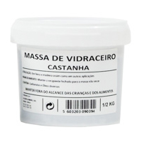 Massa de Fibra de Vidro Castanha Primeira 0,5 quilogKgramas 9039 | Ref. 9039
