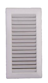 Grelha ventilada plástica vertical 130×260 milímetros | Ref. 6430ário técnico.