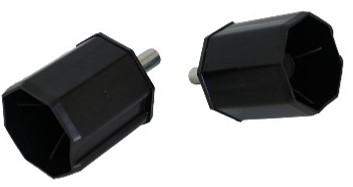 Topo oitavado com perno | Ref. GL23BL2