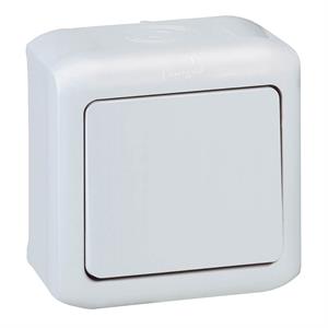 Forix aparelhagem elétrica IP44, 10AX, cinzento, com escada | Ref. 782383
