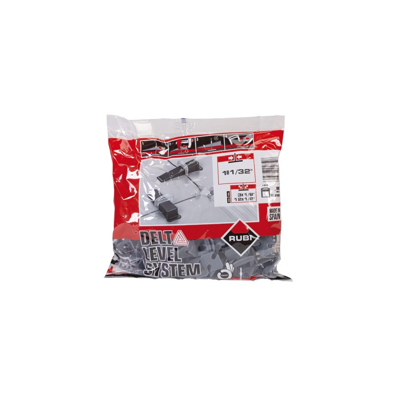Abraçadeiras DeltaLevelling Syst, junta 2 mm, 200 unidades | Ref. 2853