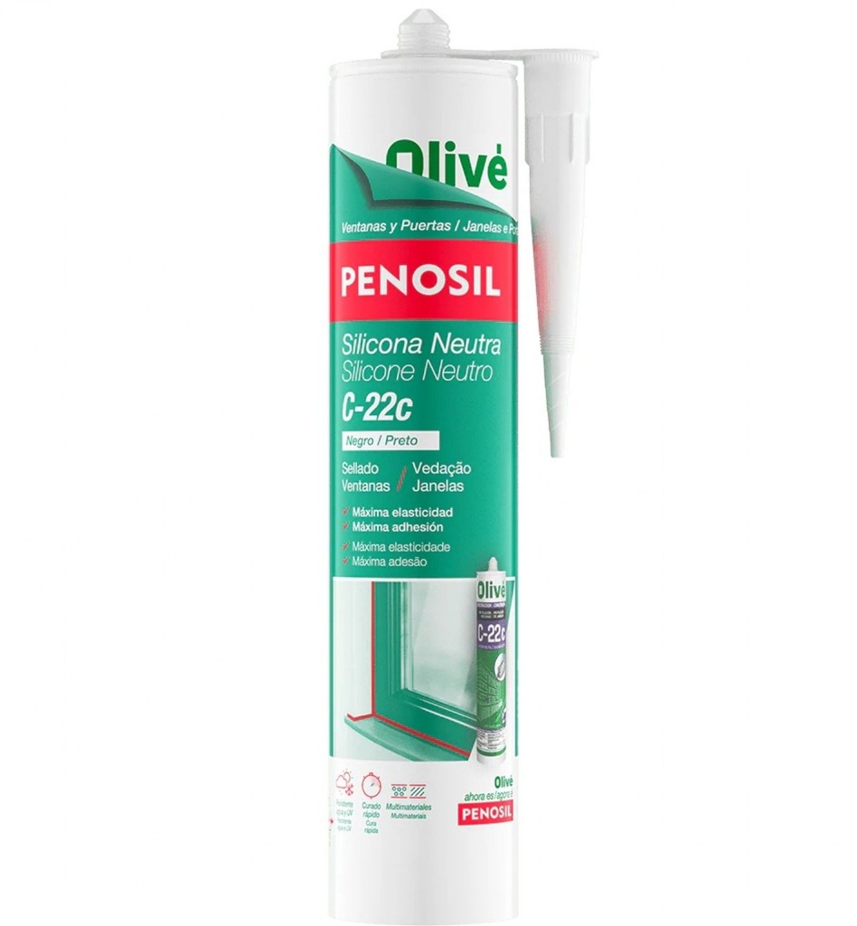 Silicone neutro Penosil C-22 RAL1015 bege -  300 ml