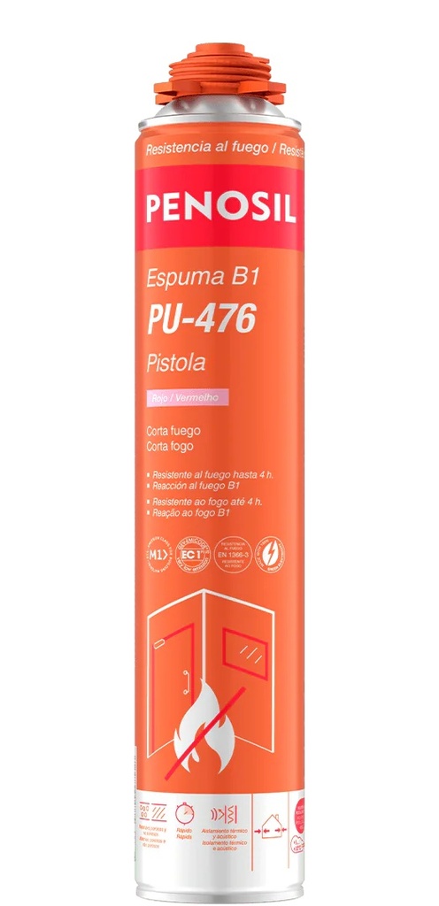 Espuma poliuretano (PU) Corta Fogo Pistola 750ml | Ref. A5951