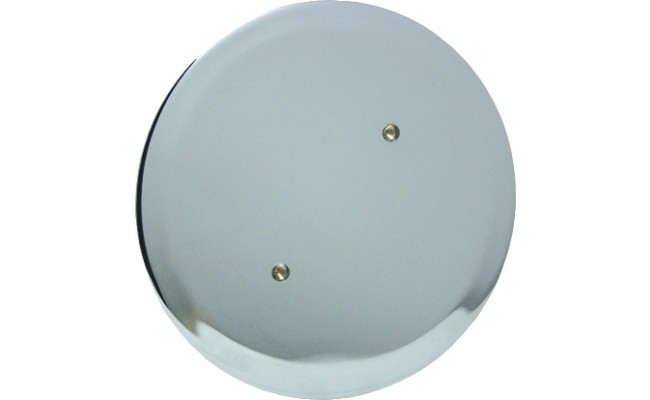 Tampa cromado Latão Aba Larga 125mm | Ref.  0147.0210 -  P&F MB