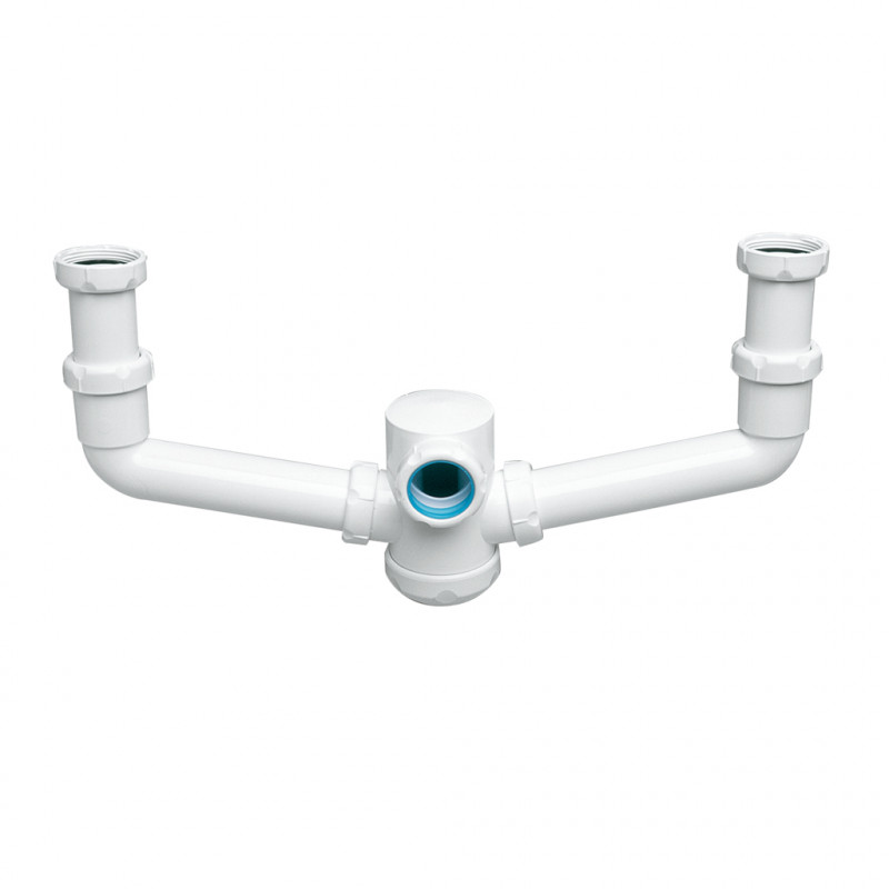 Sifão S-7 Duplo 1" × 1/2" | Ref. 05018 - P&F MB