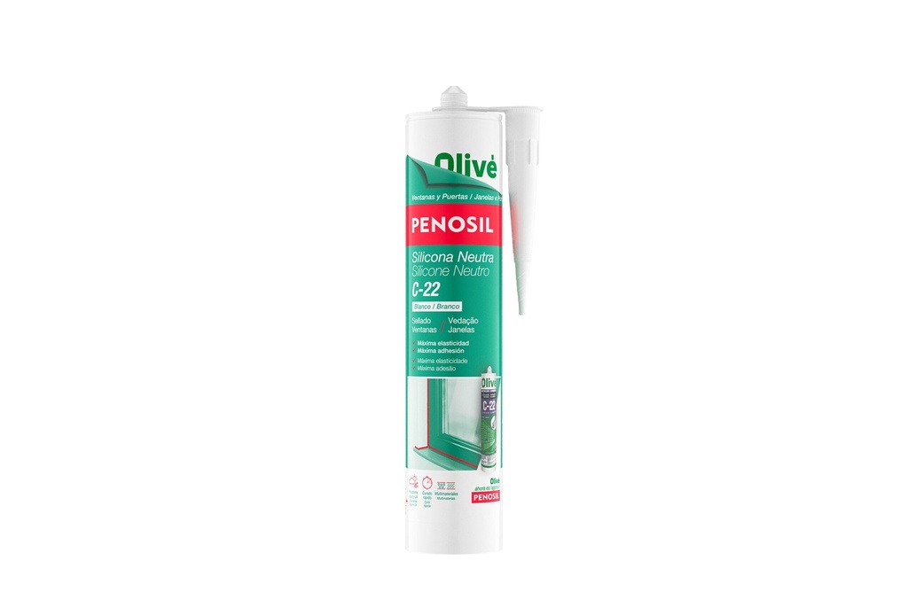 Silicone Neutro Penosil C 22 branco  