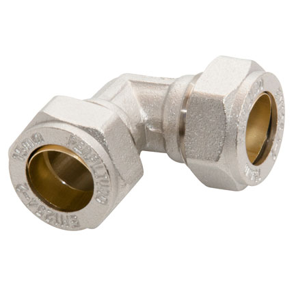 Joelho em Aço Inoxidável 15x15 Simples | Ref. 105101515 –F&F