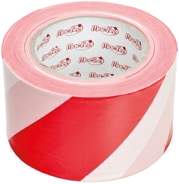 Fita de Sinalização Vermelha/Branca SWT-RWH 70 mm x 200 m | Ref. 040.0052- MACFER