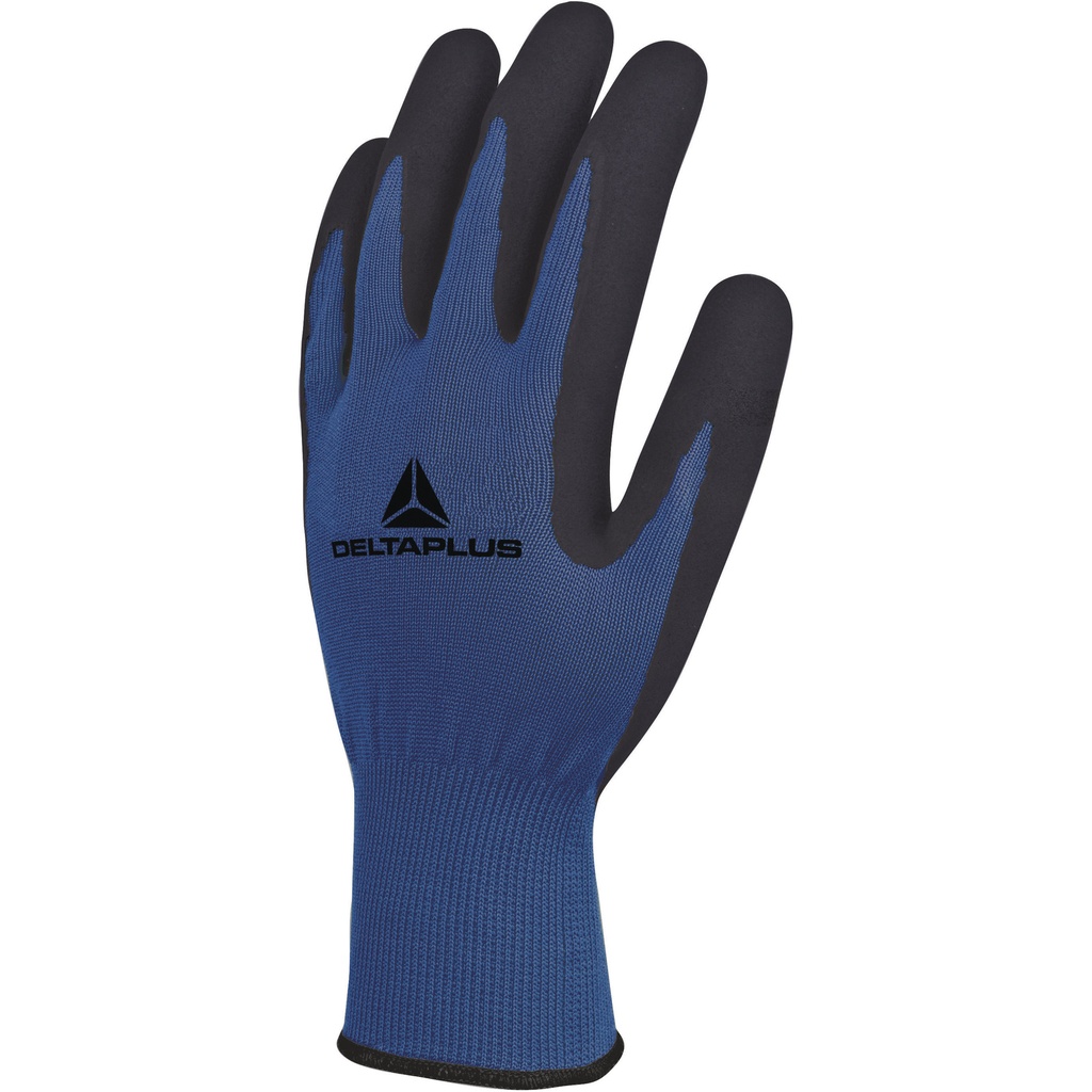 Luvas Poliéster com LAtex Azul T 10 | VE631