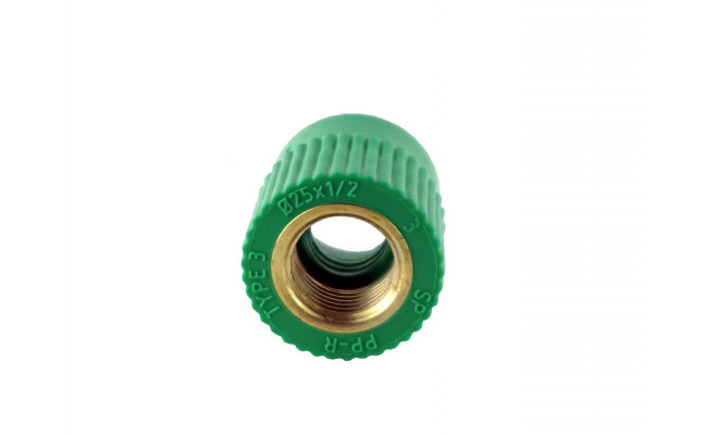 [B99032SP22022287] União Fêmea Roscada PPR Verde 20 x 1/2" 