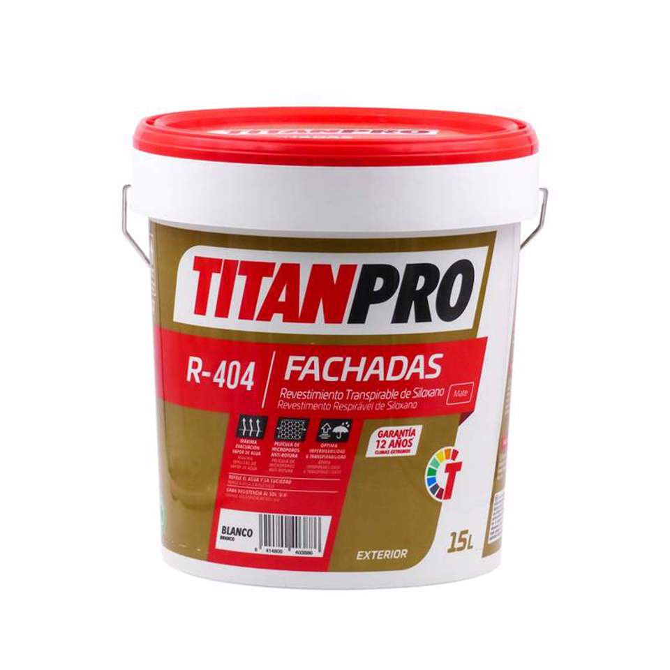 Tinta 100% Acrilica R-404 15Lt Branco  | Ref. O44000015- TITAN
