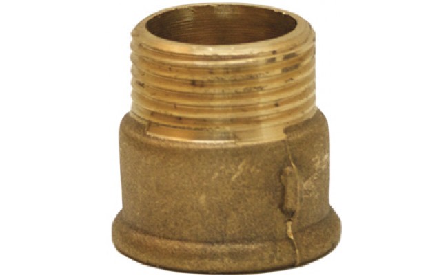 União em  Latão rosca M/F  1" | Ref. 0621.0005 - P&F MB