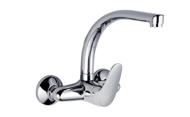 Misturadora monocomando para banca/cozinha, Grove BS Cromo | Ref. 1548.0110 - MEBRA