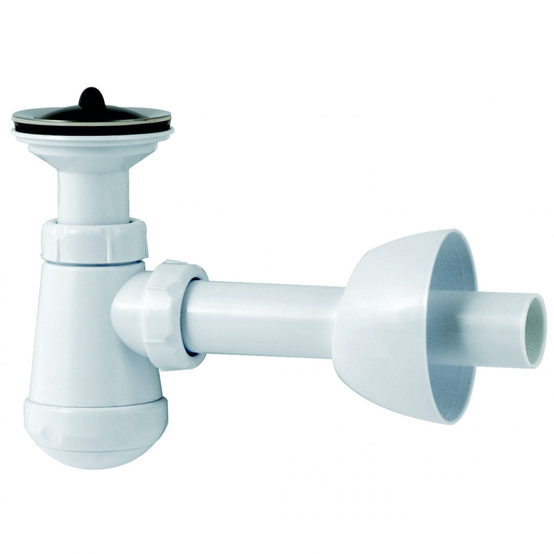 P&F MB Sifão S-355 Garrafa lavatório com Tubo | Ref. 02646 –
