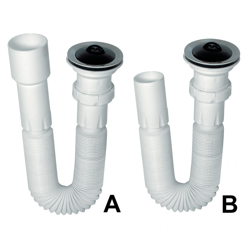 Válvula Mod. S-382 c/ Tubo Flexível 1 1/4" | Ref. 11316 – P&F MB