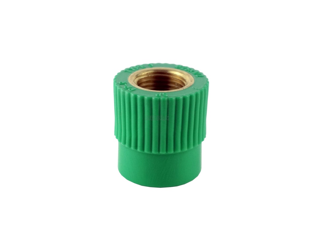 União fêmea roscada PPR Verde 25x3/4 