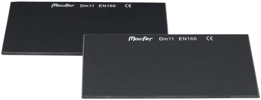 Proteção  de Vidro escuro para Mascara Soldar(10 un) | Ref: .S005.0001 - MACFER