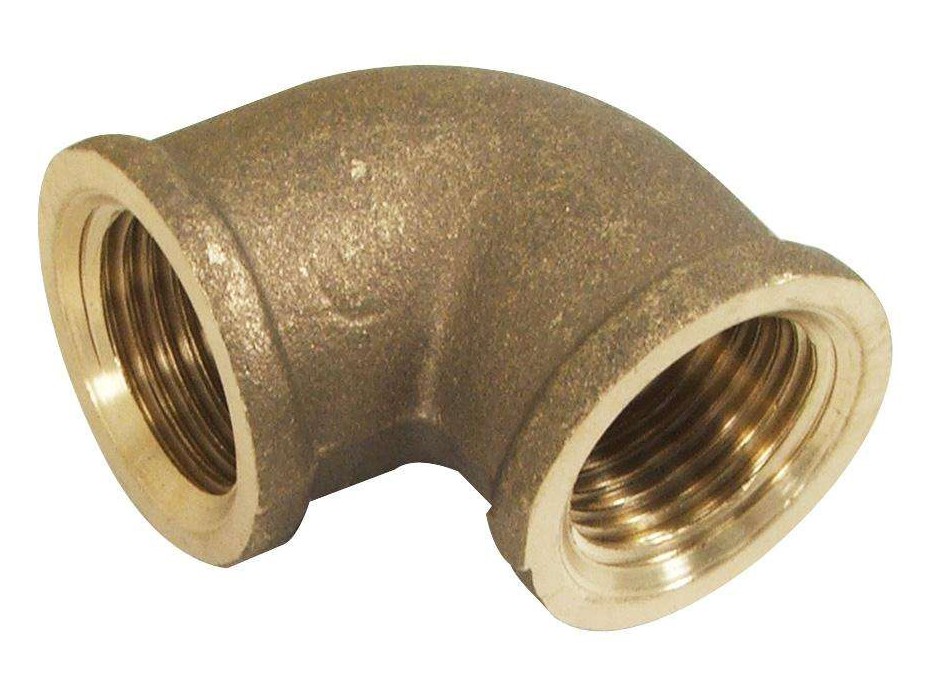Joelho  de Latão rosca fêmea/fêmea Simples 3/4" | Ref. 0600.0004  - P&F MB