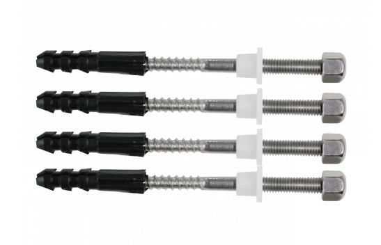 Kit Parafuso de fixação e  aço inoxidável para sanita e bidé | Ref. 0195.0105 - MEBRA