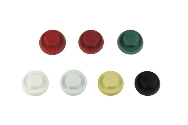Tampa em Nylon Colorida M8  1000 un/cx)  | Ref. ATAPO08RC - INDEX
