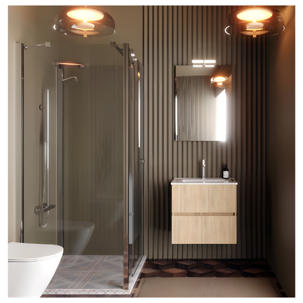 Conjunto Suspenso SIENA G2 80 Carvalho Hera (M+Lav.)  | Ref. 20240283 – AML 