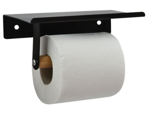 Porta Rolos Negro com Suporte  | Ref. 1020500 – COTEXSA