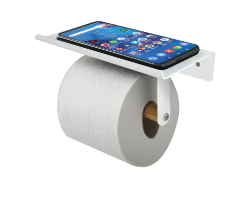 Porta Rolos Branco com Suporte | Ref. 1020501 – COTEXSA