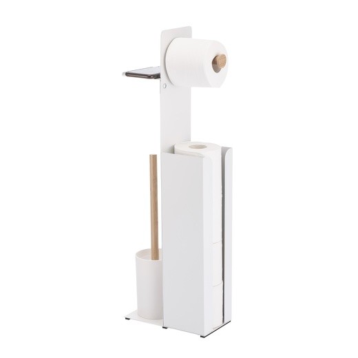 Suporte Papel + Piacaba YONI Branco | Ref. 1022574 – COTEXSA