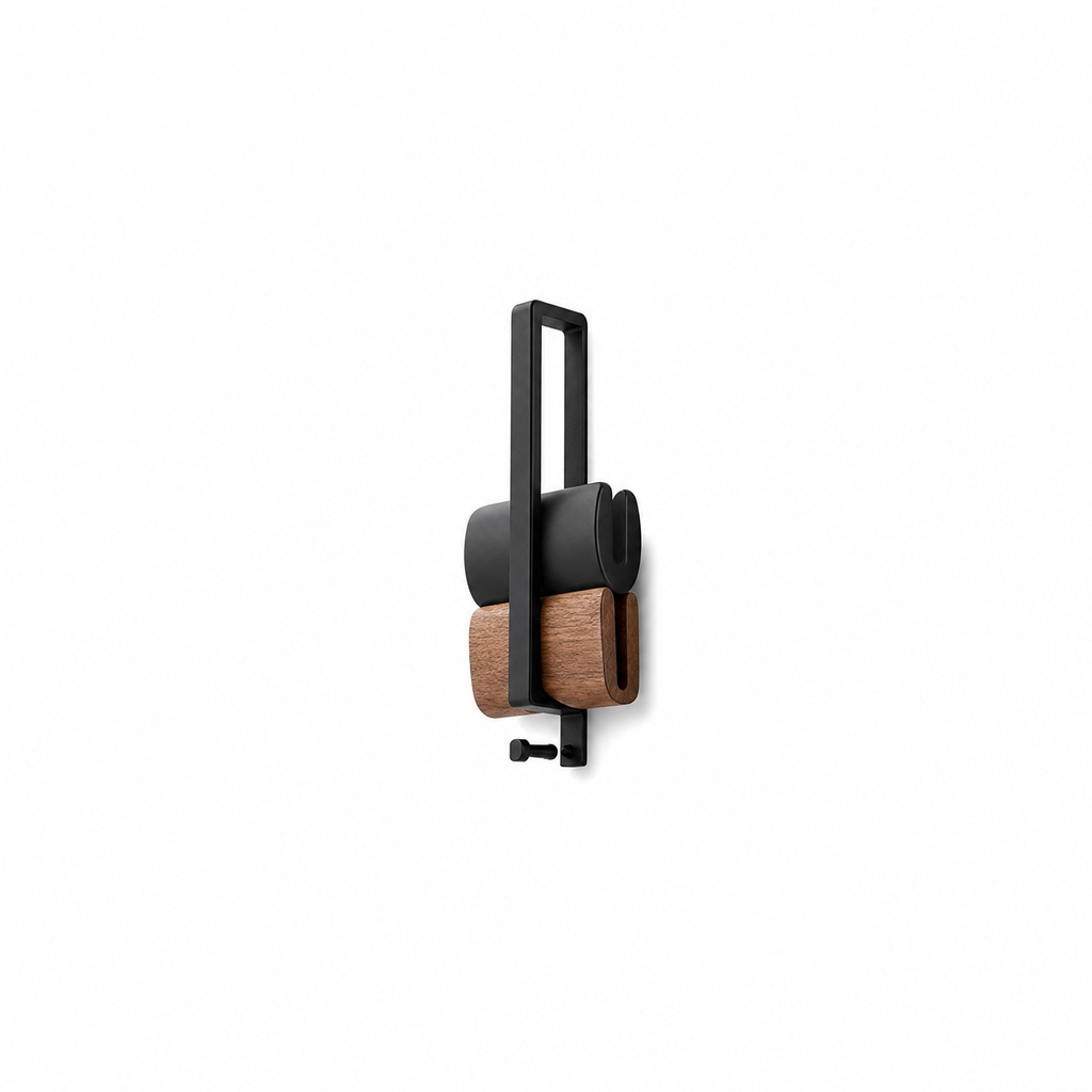 Suporte Toalhas Preto WILMA 