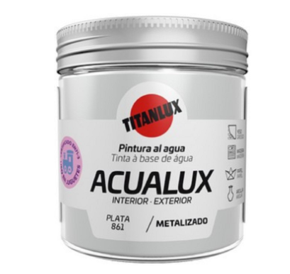 Acualux Metalizado Prata 0861 75m | Ref. 5699553   - TITANLUX