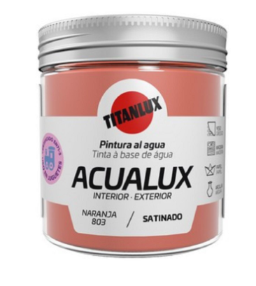 Acualux Laranja acetinado 0803 75ml | Ref. 5699567 – Titanlux