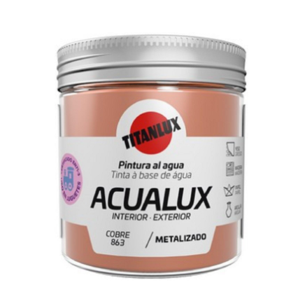 Acualux Metalizado Cobre 0863 250ml 5809276 | Ref. 5809276 – Titanlux 