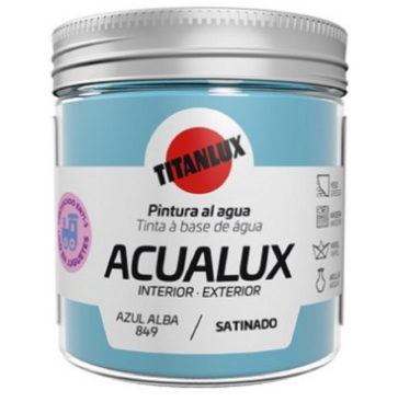  Acualux Acetindo Azul Alba 0849 75ml | Ref.  Titanlux