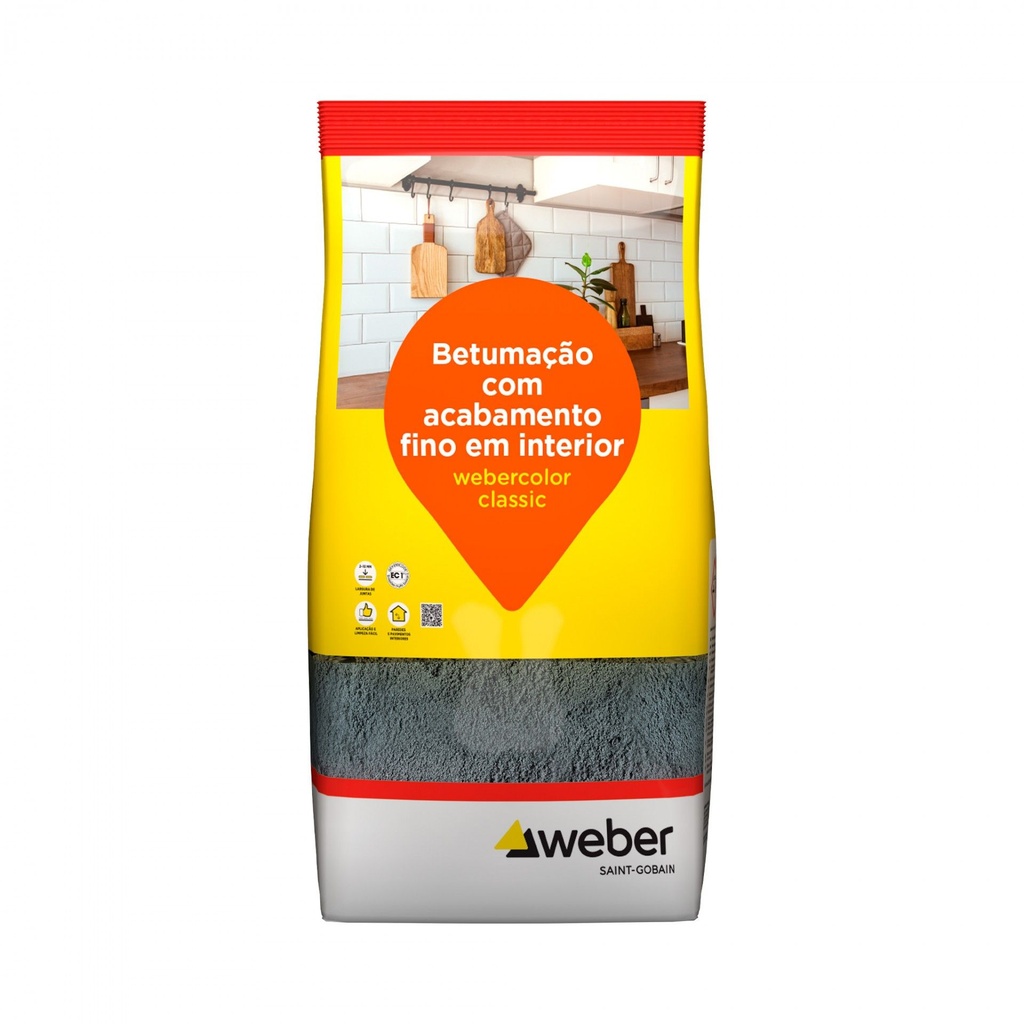 WEBERCOLOR CLASSIC BRANCO  5Kg  