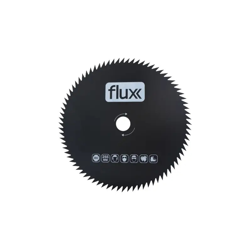 Disco de Corte Erva 255x1,4x25,4mm 80 Dentes| Ref. FDCE25580D –FLUX 