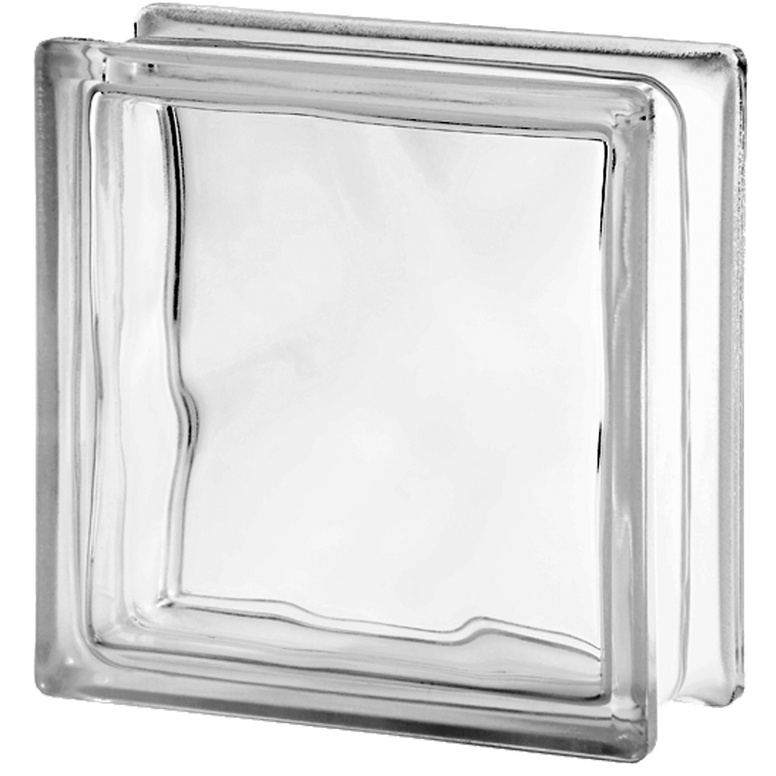 Bloco de Vidro Wave Neutro | Ref. 1919/8 