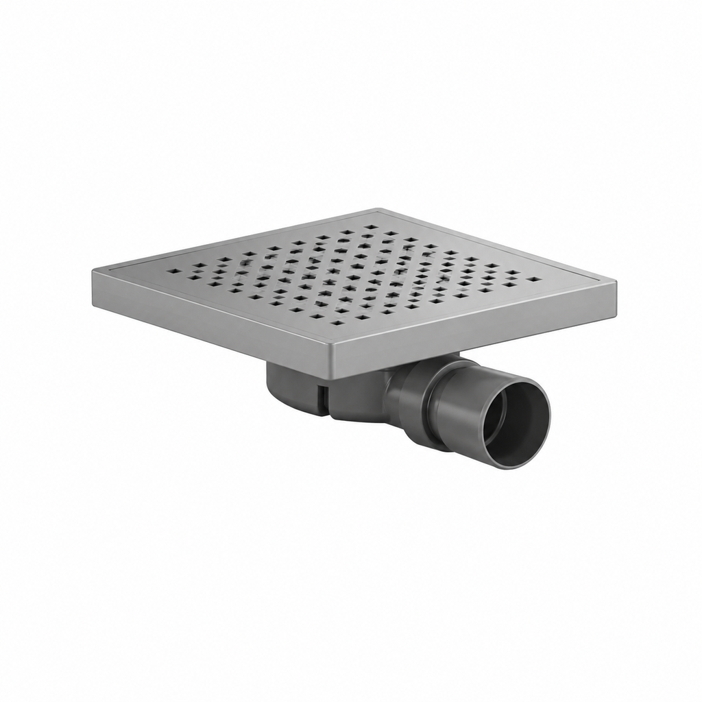 Sifão Duche Line 200X200mm Inox 