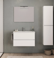 Móvel Suspenso Euro1- Branco 70 cm
