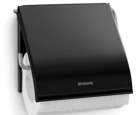 Suporte para Papel Higiénico Brabantia 108600 | Preto