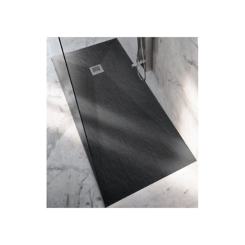 Base duche Planstone Pedra  Preta - 120x80 cm