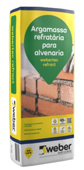 Weber Tec Refract Cinza 25 Kg 