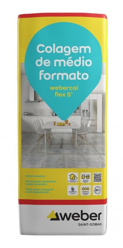 Weber Col Flex S+ Cinza -25 Kg 