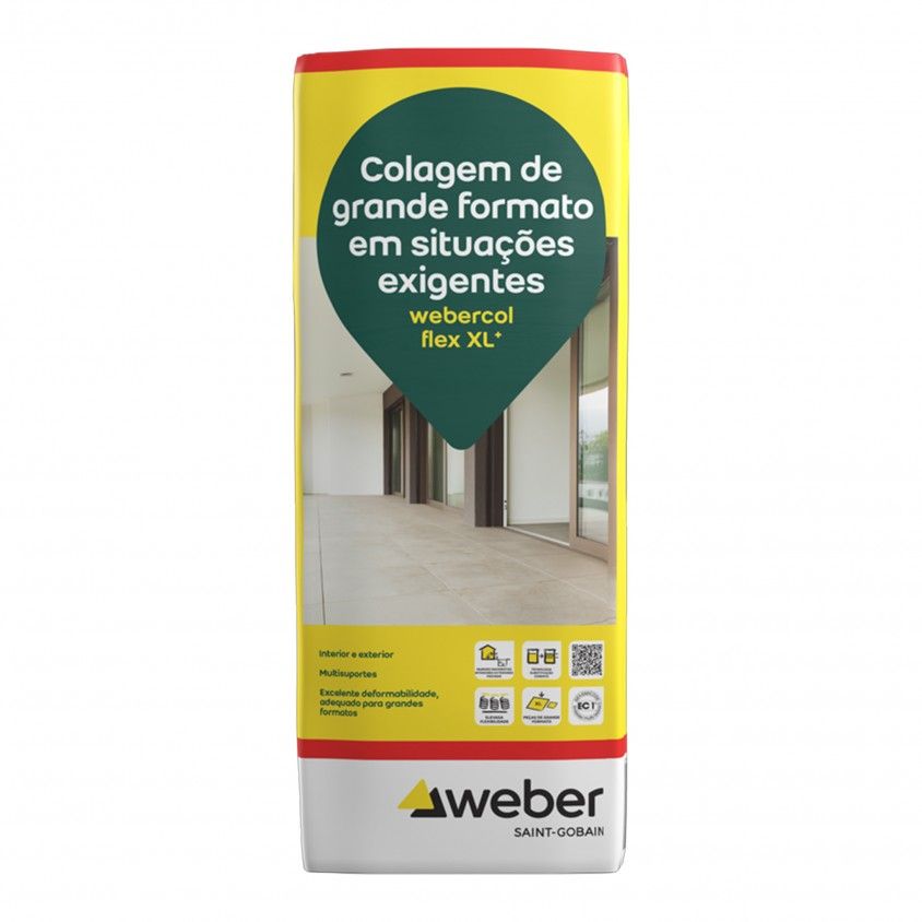 Weber Col Flex XL+ Branco - 20 Kg