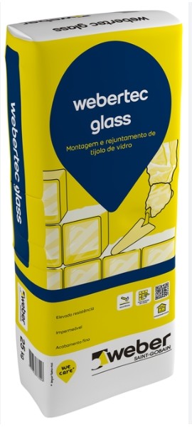 Weber Tec Glass Branco - 25 kg